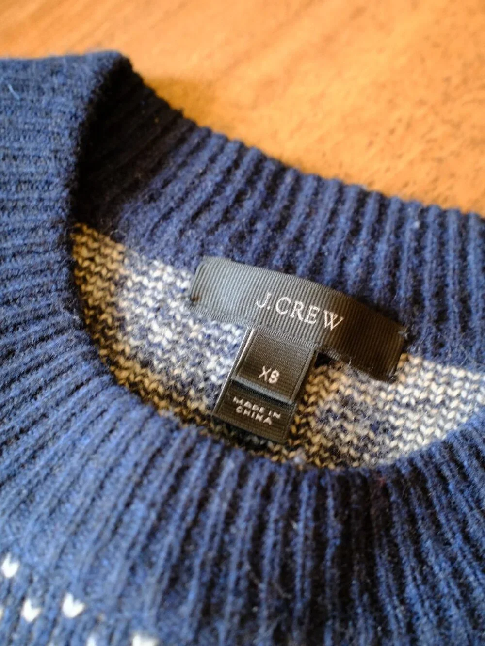 100% Wool J. Crew Winter Sweater